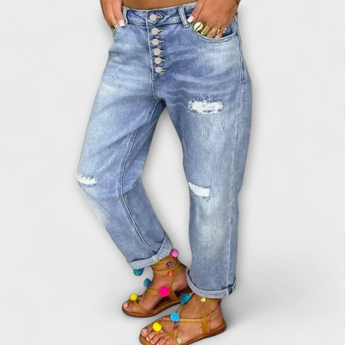 Kira | Lediga jeans med vid passform