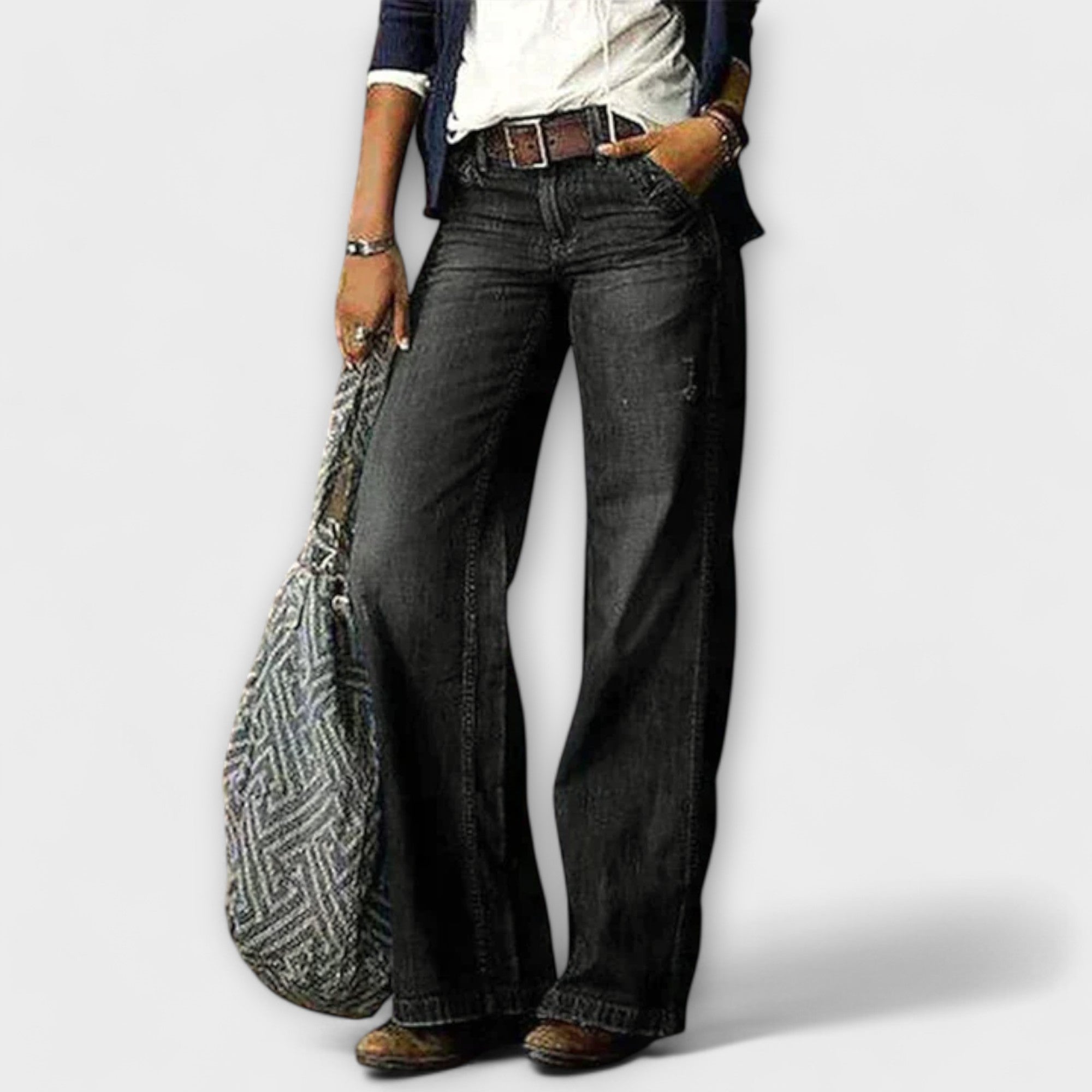 Amelie | Jeans med vida ben