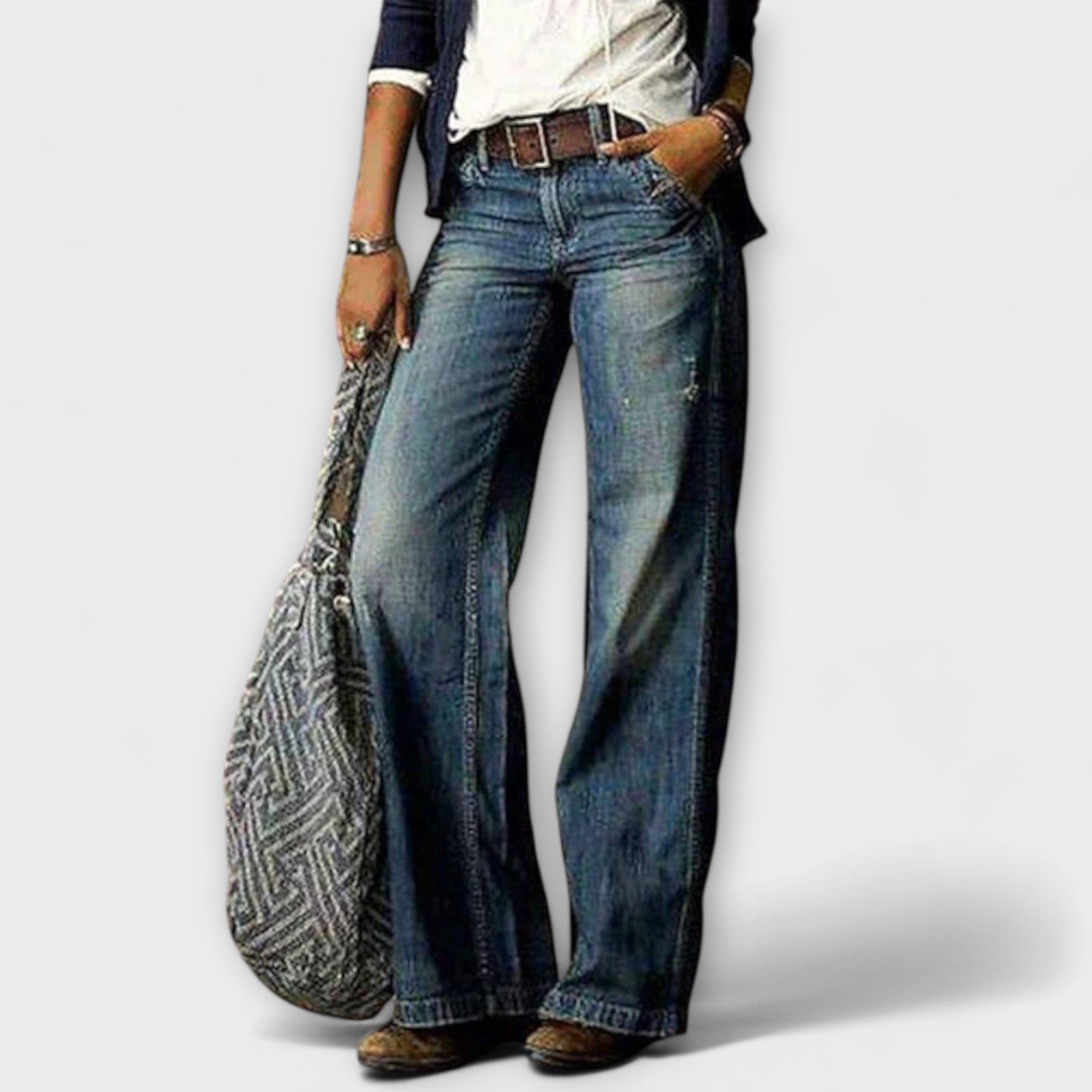 Amelie | Jeans med vida ben