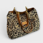 Natalie | Rymlig shopper med leopardmönster