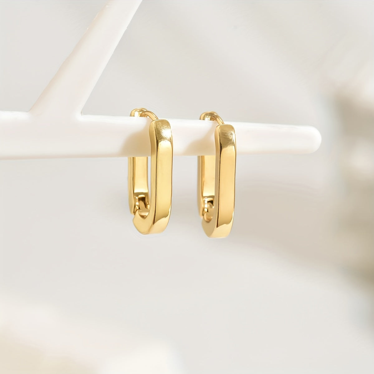Eva-Maria | Eleganta geometriska ringörhängen