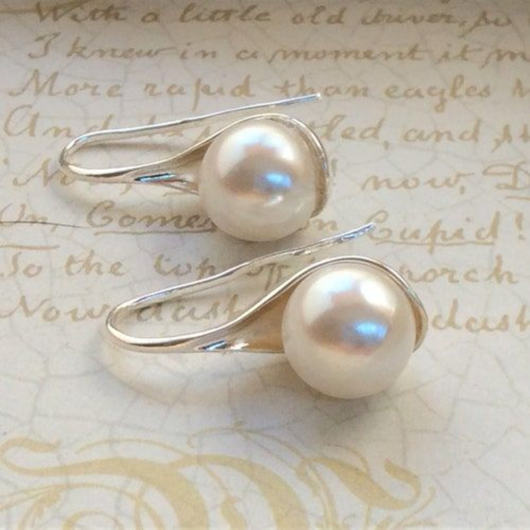 Jessica | Hängörhängen med pärlor i vintagestil