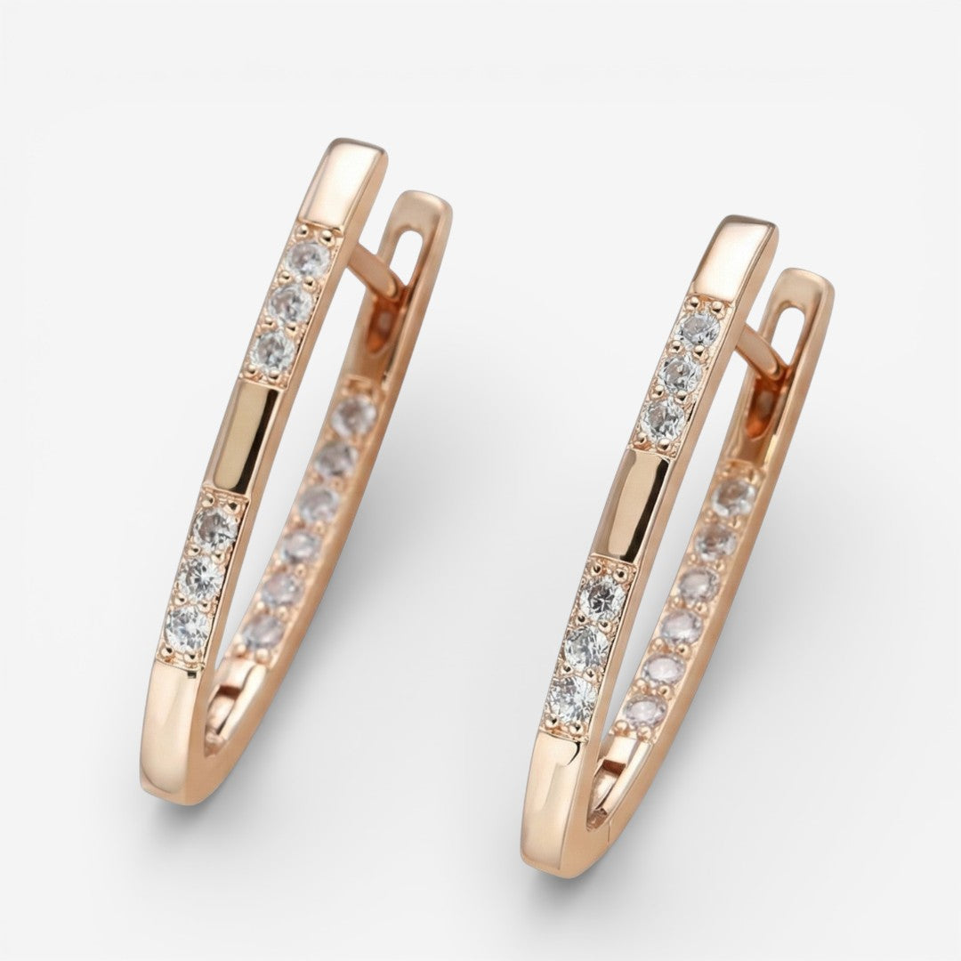 Emma | Eleganta örhängen med zirkonstenar