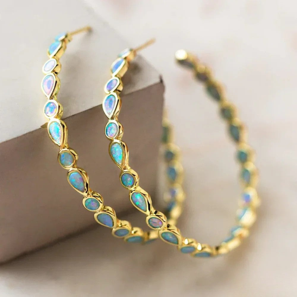 Dilara | Ringörhängen i vintagestil