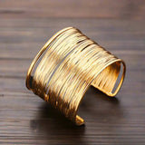 Anja | Guldfärgat armband i retrostil