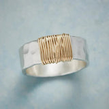 Dagmar | Ring med trådmönster i vintagestil