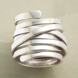 Selina | Bred ring i flera lager med antik stil
