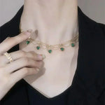 Rosa | Halsband med hjärta
