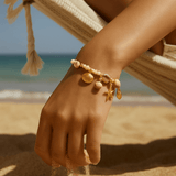 Antonia | Armband med snäckor och pärlor