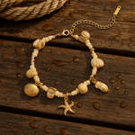 Antonia | Armband med snäckor och pärlor