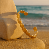 Lia | Gyllene sandreflexer | Armband