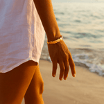 Lia | Gyllene sandreflexer | Armband