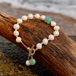 Katja | Lätta pärlor | Armband