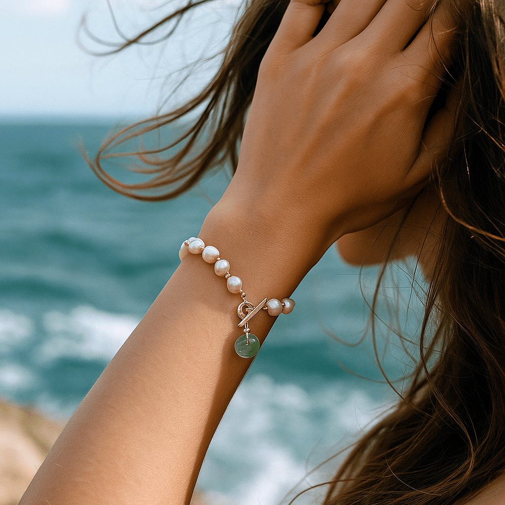 Katja | Lätta pärlor | Armband