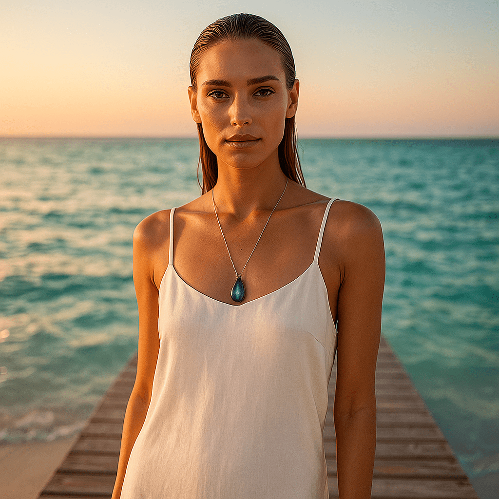 Karla | Halsband med labradorit