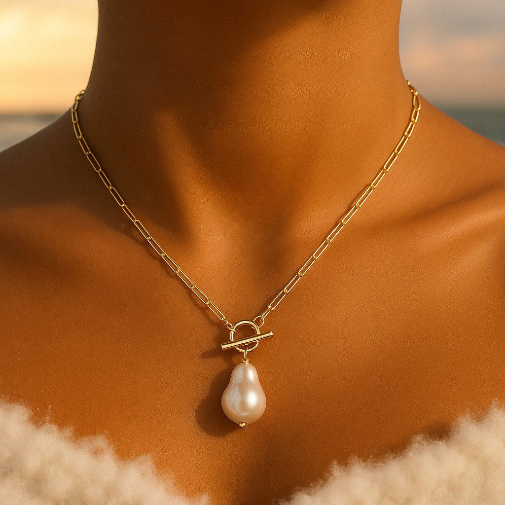 Kristina | Halsband med barockpärla