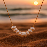 Elisa | Halsband med glänsande pärlor