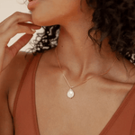 Jessica | Halsband med oval pärla
