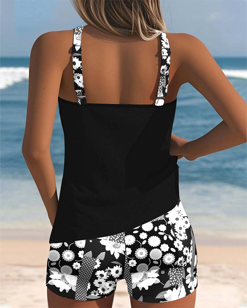 Eleonore | Tankiniset med linne och shorts