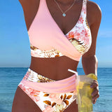 Karin | Blommig tankini med shorts