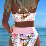 Karin | Blommig tankini med shorts