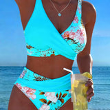Karin | Blommig tankini med shorts