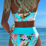 Karin | Blommig tankini med shorts