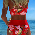 Karin | Blommig tankini med shorts