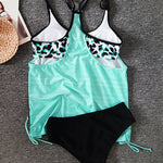 Nele | Tankini med leopardmönster