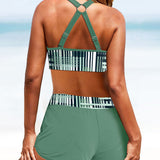 Simone | Ribbad bikini med hög midja