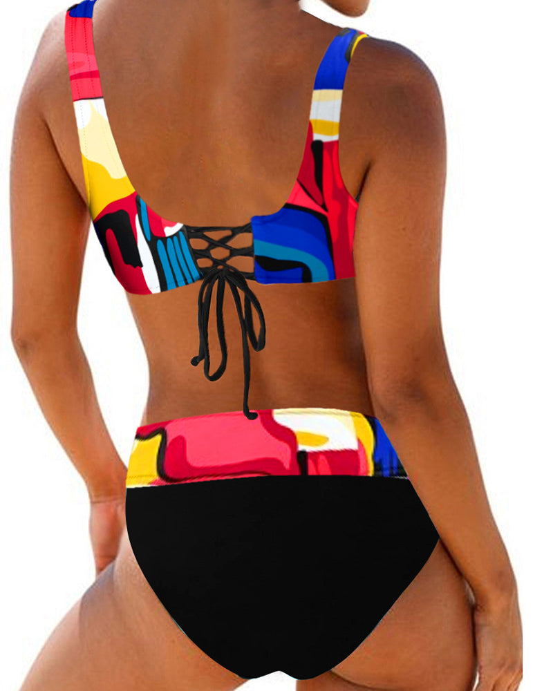 Wiebke | Färgglad bikini