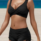Josefine | Bikiniset med V-ringning och sidoslitsar