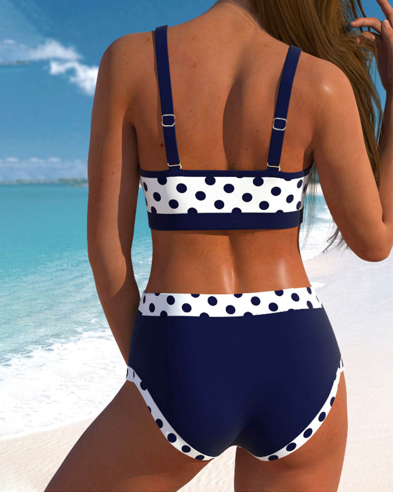 Vera | Prickig bikini med hög midja