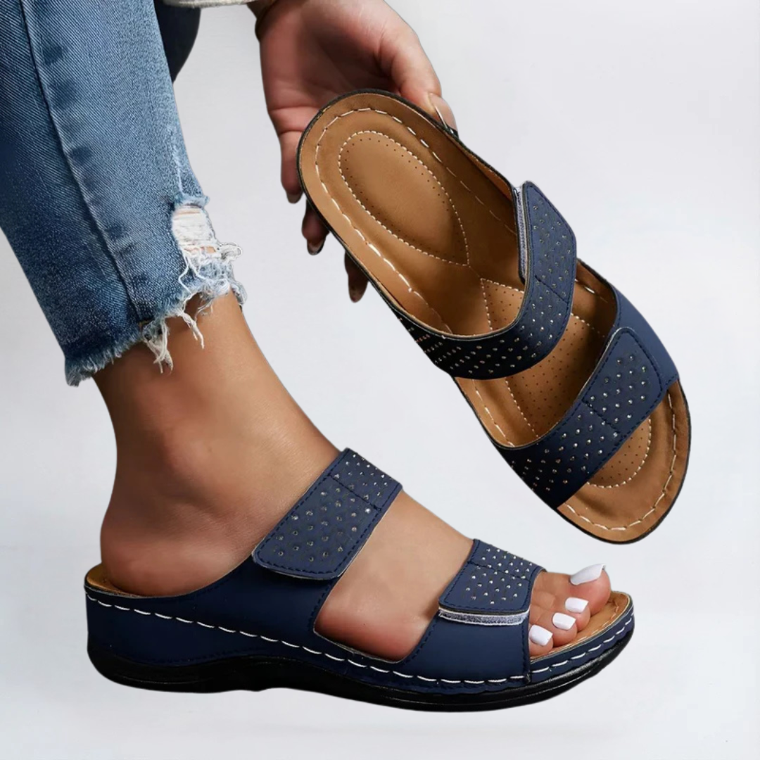 Paula | Eleganta sandaler i ventilerande tyg