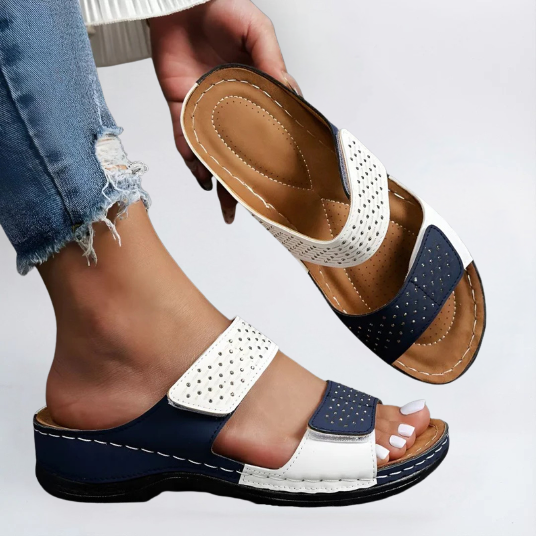 Paula | Eleganta sandaler i ventilerande tyg
