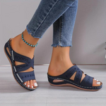Leyla | Sandaler med bred häl och stöd