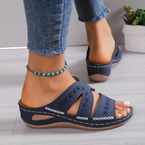 Leyla | Sandaler med bred häl och stöd