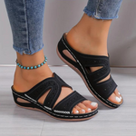 Leyla | Sandaler med bred häl och stöd