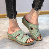 Leyla | Sandaler med bred häl och stöd