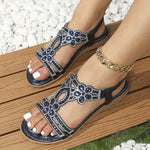 Therese | Sandaler med kristallblommor