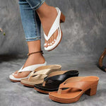 Larissa | Sandaler med tåring och låg blockklack