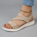 Lina | Sandaler i manchester med kardborre