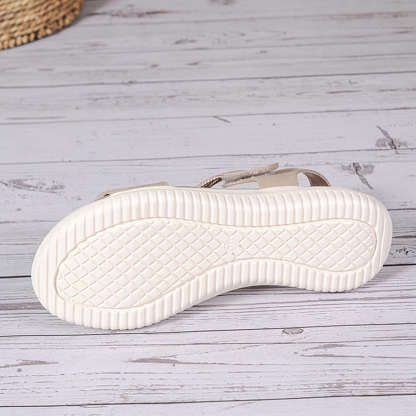 Lina | Sandaler i manchester med kardborre