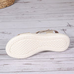 Lina | Sandaler i manchester med kardborre