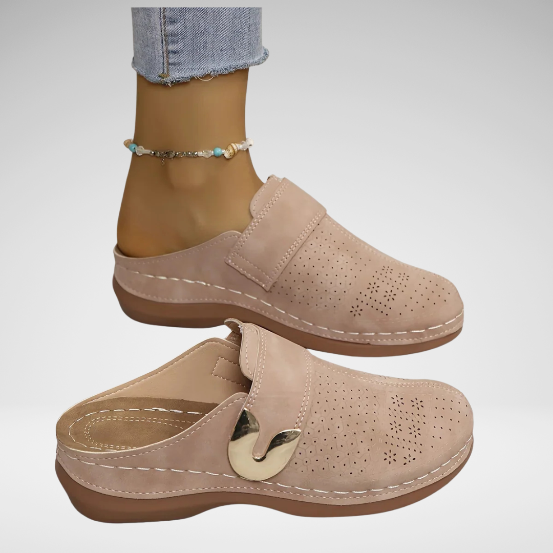 Reinhild | Eleganta sandaler med stödjande kilklack