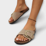 Mona | Sandaler i konstläder med metallspänne