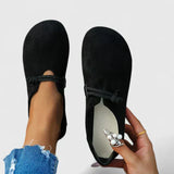 Hanna | Bekväma slip-on-sandaler med mockaeffekt