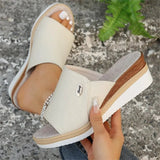 Lisa | Sandaler i canvas med denimkänsla