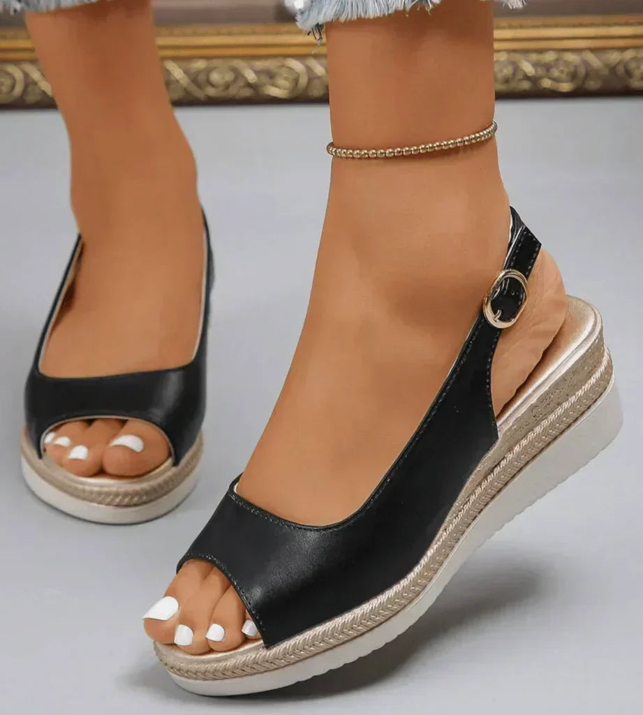 Sophia | Sandaler med mjuk hälrem