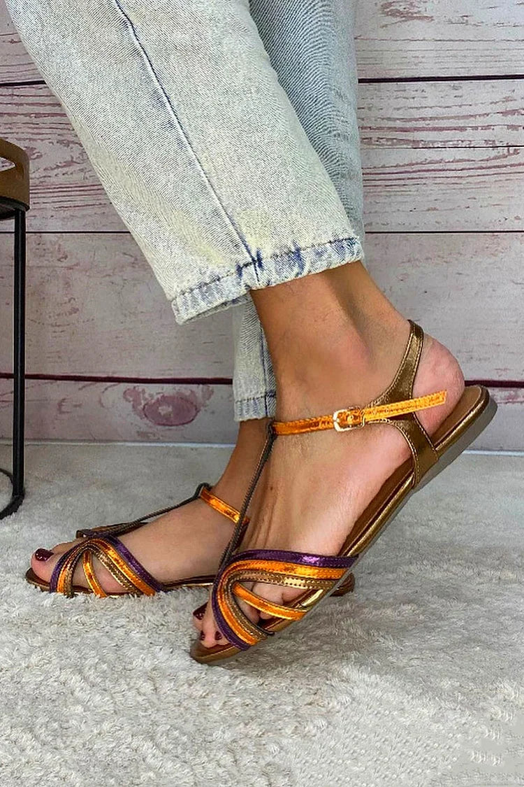 Silke | Sandaler med T-rem och medelhavskänsla